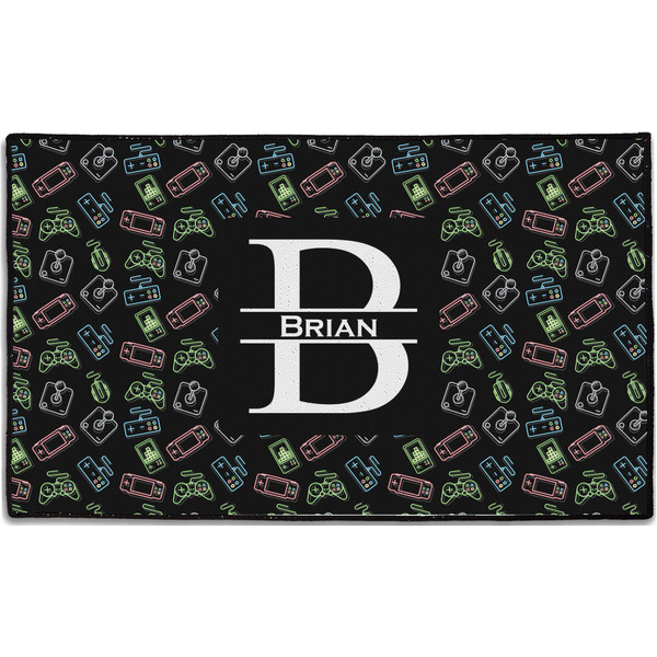 Custom Video Game Door Mat - 60"x36" (Personalized)