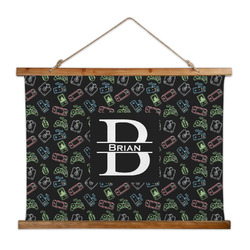 Video Game Wall Hanging Tapestry - Wide (Personalized)