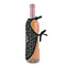 Video Game Wine Bottle Apron - DETAIL WITH CLIP ON NECK