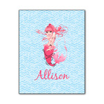 Mermaid Wood Print - 11x14 (Personalized)