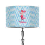 Mermaid 12" Drum Lamp Shade - Poly-film (Personalized)