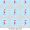 Mermaid 2" Multipurpose Round Labels - Sheet