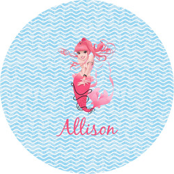 Mermaid Multipurpose Round Labels - 2" (Personalized)