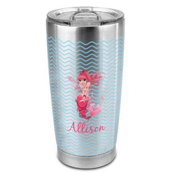 Mermaid 20oz Stainless Steel Double Wall Tumbler - Full Print (Personalized)