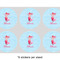 Mermaid 3" Multipurpose Round Labels - Sheet