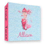 Mermaid 3 Ring Binder - Full Wrap - 3" (Personalized)