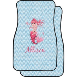 Mermaid Car Floor Mats (Front Seat) (Personalized)