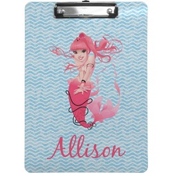 Mermaid Clipboard (Letter Size) (Personalized)