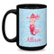 Mermaid Coffee Mug - 15 oz - Black