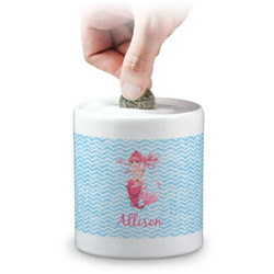 Mermaid Coin Bank (Personalized)