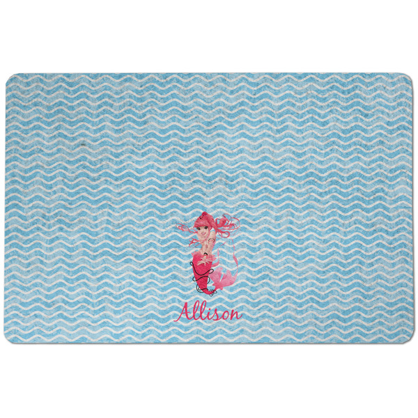 Custom Mermaid Dog Food Mat w/ Name or Text