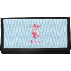 Mermaid Canvas Checkbook Cover (Personalized)