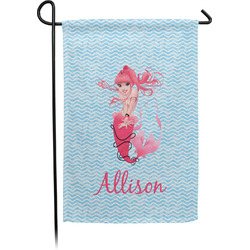 Mermaid Small Garden Flag - Single Sided w/ Name or Text