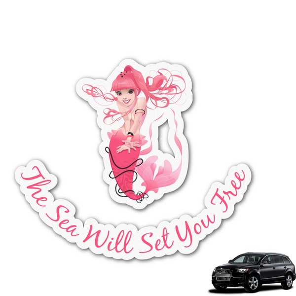 Custom Mermaid Graphic Car Decal (Personalized)