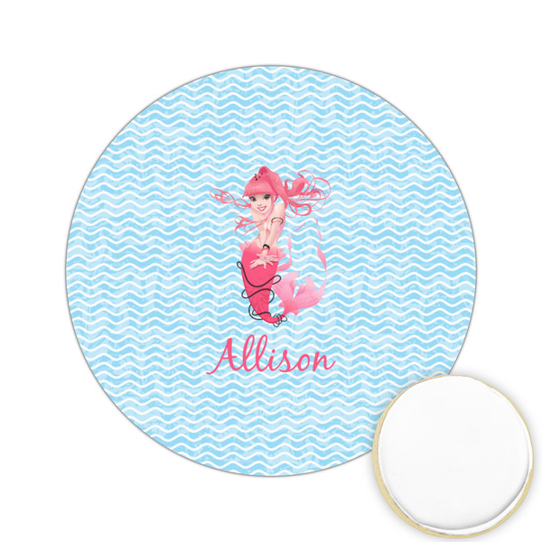 Custom Mermaid Printed Cookie Topper - 2.15" (Personalized)