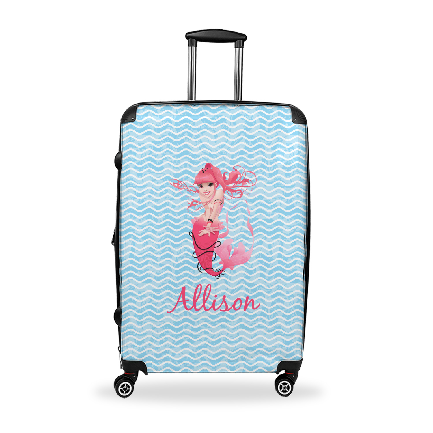 mermaid suitcase cover