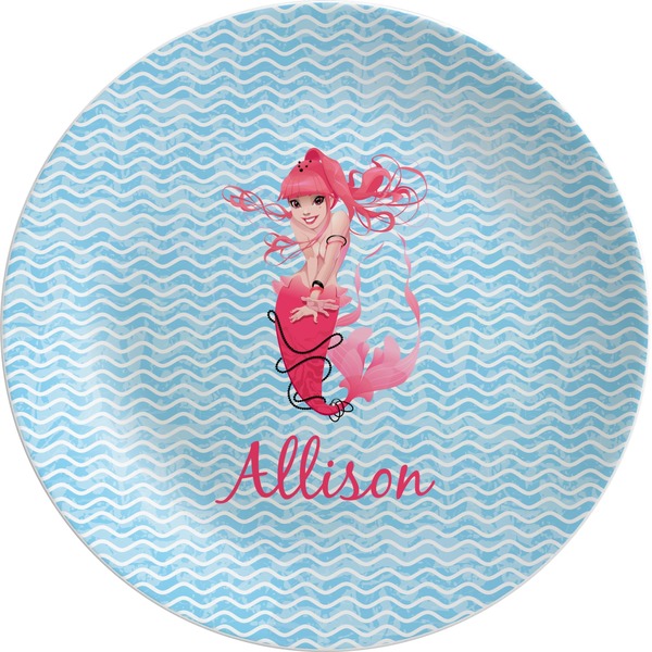 Custom Mermaid Melamine Plate (Personalized)