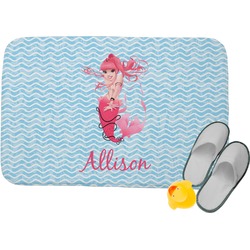 Mermaid Memory Foam Bath Mat - 24"x17" (Personalized)