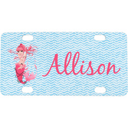 Mermaid Mini / Bicycle License Plate (4 Holes) (Personalized)
