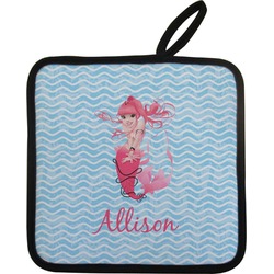 Mermaid Pot Holder w/ Name or Text