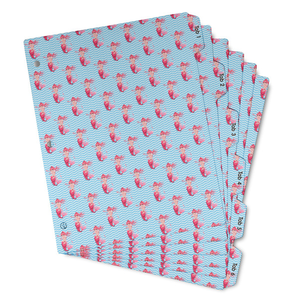 Custom Mermaid Binder Tab Divider - Set of 6 (Personalized)