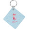 Mermaid Personalized Diamond Key Chain