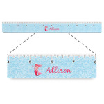 Mermaid Plastic Ruler - 12" (Personalized)