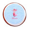 Mermaid Printed Icing Circle - Medium - On Cookie