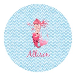 Mermaid Round Decal - Small (Personalized)