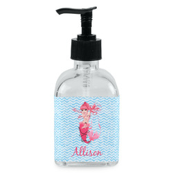 Mermaid Glass Soap & Lotion Bottle - Single Bottle (Personalized)
