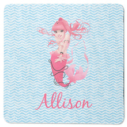 Mermaid Square Rubber Backed Coaster (Personalized)