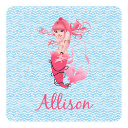 Mermaid Square Decal - Small (Personalized)