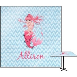 Mermaid Square Table Top - 24" (Personalized)