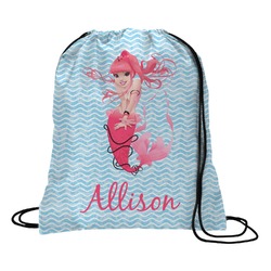 Mermaid Drawstring Backpack - Medium (Personalized)
