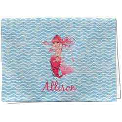 Mermaid Kitchen Towel - Waffle Weave - Full Color Print (Personalized)