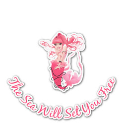 Mermaid Graphic Decal - Large (Personalized)