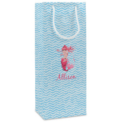 Mermaid Wine Gift Bags - Matte (Personalized)