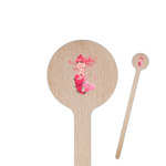 Mermaid 7.5" Round Wooden Stir Sticks - Double Sided