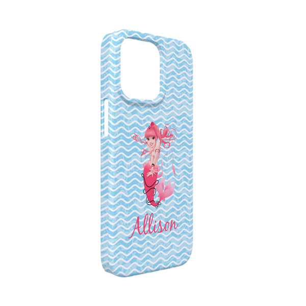 Custom Mermaid iPhone Case - Plastic - iPhone 13 Mini (Personalized)