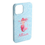 Mermaid iPhone Case - Plastic - iPhone 15 Plus (Personalized)