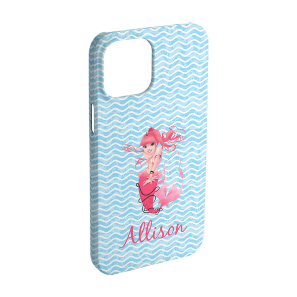 Custom Mermaid iPhone Case - Plastic - iPhone 15 Pro (Personalized)