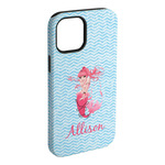 Mermaid iPhone Case - Rubber Lined - iPhone 15 Pro Max (Personalized)