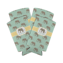 Elephant Can Cooler (tall 12 oz) - Set of 4 (Personalized)