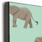 Elephant 20x30 Wood Print - Closeup