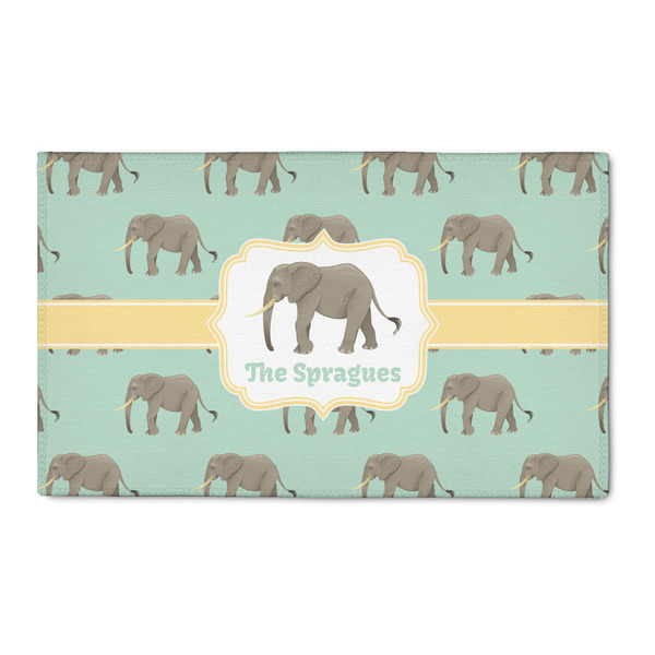 Custom Elephant 3' x 5' Patio Rug (Personalized)
