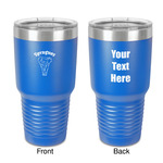 Elephant 30 oz Stainless Steel Tumbler - Royal Blue - Double-Sided (Personalized)