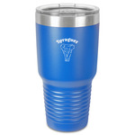 Elephant 30 oz Stainless Steel Tumbler - Royal Blue - Single-Sided (Personalized)