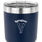 Elephant 30 oz Stainless Steel Ringneck Tumbler - Navy - CLOSE UP