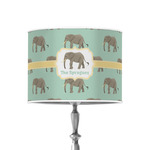 Elephant 8" Drum Lamp Shade - Poly-film (Personalized)