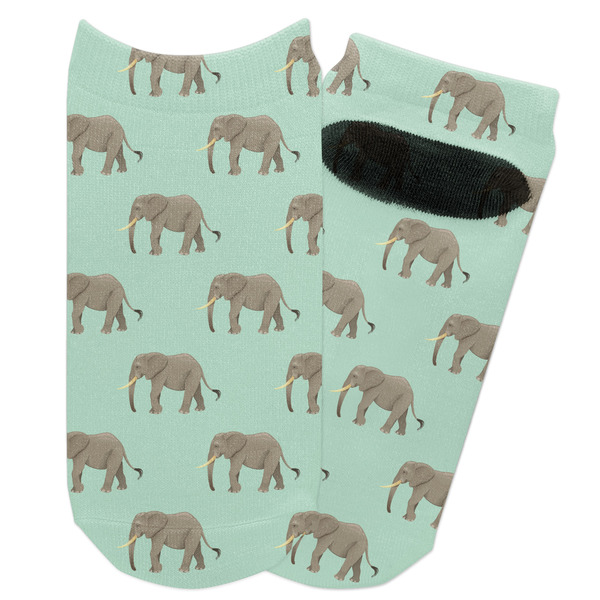 Custom Elephant Adult Ankle Socks